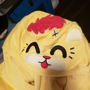 Drop Dead clothing kitty brains onesie